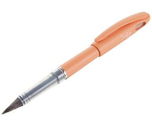 Pentel TRJ97-F Feutre Plume Tradio Corps Pastel Capucine Encre Noire