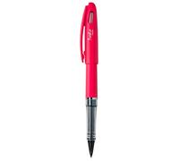 Pentel TRJ98P-A Lot de 12 Feutres Plume Gamme Fluo Pointe moyenne 0,4-0,7 mm Rose