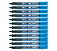 Pentel Weterase Lot de 12 Marqueurs pour vitre Bleu