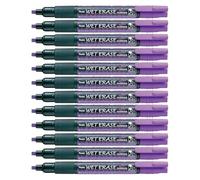 Pentel Weterase Lot de 12 Marqueurs pour vitre Violet