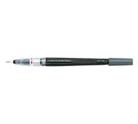 Pentel Pinceau rechargeable XGFL Color Brush encre à l'eau aquarellable Gris Pochette de 1