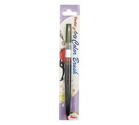 Pentel XGFL Color Brush Pinceau rechargeable encre à l'eau aquarellable Vert olive Pochette de 1