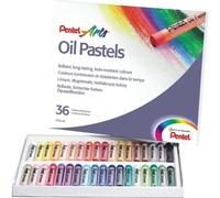 PentelArts pastels à l'huile PHN4 Étui plastique de 36 pièces