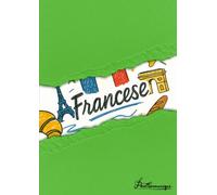 Pentharmonique Subject Series - Quaderno di FRANCESE formato A4, 100 pagine a RIGHE senza margine per Scuola Secondaria di Primo Grado, Copertina dedicata alla materia in cartoncino