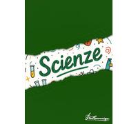 Pentharmonique Subject Series - Quaderno di SCIENZE formato A4, 100 pagine a QUADRETTI 5mm per Scuola Secondaria di Primo Grado, Copertina dedicata alla materia in cartoncino