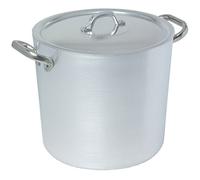 Pentole Agnelli ALMA10336 Pot Haut avec 2 Poignées en Acier, Aluminium, 36 cm