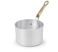 Pentole Agnelli ALMA10510 Casseruolino de Service Haut avec Poignée en Laiton, Aluminium, 10 cm