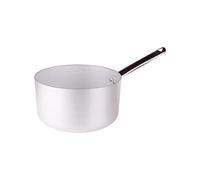 Pentole Agnelli ALMA10532 Casseroles en Aluminium Professionnelles 3 mm, Casserole Haute avec poignée, 12,5 L