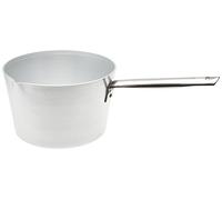 Pentole Agnelli ALMA10922 Casserole de Service Conique avec Poignée en Laiton, Aluminium, 22 cm
