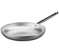 Pentole Agnelli ALMA111BB32 Pentole Sauteuse Basse à Tête Fraisée avec Poignée Tubulaire, Acier Inoxydable, 32 cm