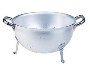 Pentole Agnelli ALMA11520 Passoire 3 Pieds avec 2 Poignées en Acier Inoxydable, Acier Inoxydable, 20 cm