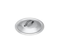 Pentole Agnelli ALMA12950 Couvercle Rond Lourd avec Pont, Acier Inoxydable, 50 cm