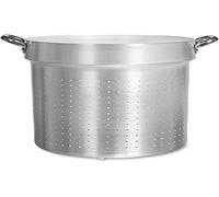 Pentole Agnelli ALMA17336 Passoire Cylindrique avec poignées, Aluminium 36 cm