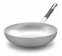 Pentole Agnelli ALMC111BPIC32 Pots Ligne d'induction en Aluminium à tête fraisée Haute, Fond à Induction avec 1 poignée Froide, 32 cm