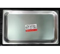 Pentole Agnelli Bac gastronorme GNP11020 1/1, acier inoxydable