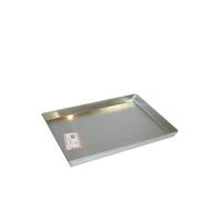 Pentole Agnelli Plaque de cuisson COAL49/360 rectangulaire basse aluminium gris 60 x 40 cm