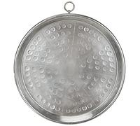Pentole Agnelli Cocu43/332 Tarte de Cuisson Conique en Cuivre Étamé avec Rebord, Hauteur 2 cm, Diamètre 32 cm