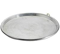 Pentole Agnelli COCU43/342 Plat de Cuisson Conique en cuivre étamé avec Rebord, Hauteur 2 cm, diamètre 42 cm