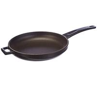 Pentole Agnelli COGHSFP11120M Slowcook Poêle avec Manche et poignée, Fonte, Noir Mat 20 cm
