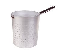 Pentole Agnelli Égouttoir en Aluminium avec poignée Tubulaire en Acier Inoxydable, argenté 22 cm Argent