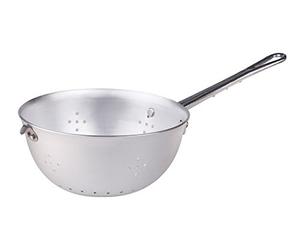 Pentole Agnelli fama4020 Passoire avec poignée et Crochet, Aluminium, Argent