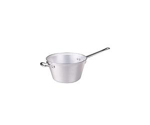 Pentole Agnelli FAMA6518 Paiolo avec Manche, Aluminium, Argent, 18 cm
