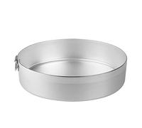 Pentole Agnelli Family Cooking Aluminium Cylindrical Cake Mould with Ring, Diameter 32 cm, Silver, One Size