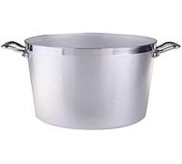 Pentole Agnelli Family Cooking Aluminium Cylindrical Stockpot with 2 Handles