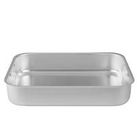 Pentole Agnelli Family Cooking Aluminium Rectangular Roasting Plate with Opaque Finish