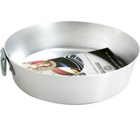 Pentole Agnelli Family Cooking Moule à gâteaux conique en aluminium avec anneau, argent, 18 cm