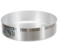 Pentole Agnelli Moule à Tarte cylindrique en Aluminium BLTF avec Anneau, Argenté 22 cm Argent