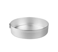 Pentole Agnelli Moule à Tarte cylindrique en Aluminium BLTF avec Anneau, Argenté 26 cm Argent