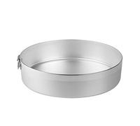 Pentole Agnelli Moule à Tarte cylindrique en Aluminium BLTF avec Anneau, Argenté 30 cm Argent