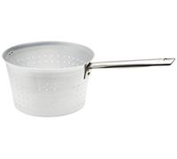 Pentole Agnelli Passoire en Aluminium avec poignée en Acier Inoxydable et Crochet, Argent, Acier Inoxydable, Silver, 22 cm