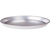 Pentole Agnelli Pastry and Pizza Line Moule à gâteaux conique en aluminium avec bord (H 3 cm), Argent, 22 cm