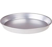 Pentole Agnelli Pastry and Pizza Line Moule à gâteaux conique en aluminium avec bord (H 3 cm), Argent, 30 cm