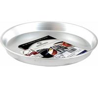 Pentole Agnelli Pastry and Pizza Line Moule à gâteaux conique en aluminium avec bord (H 3 cm), Argent, 38 cm