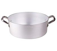 Pentole Agnelli pcmx0632 Sauteuse en Aluminium avec 2 poignées en Acier Inoxydable 32 cm