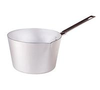 Pentole Agnelli pcmx0920 Casserole Conique en Aluminium avec Manche, INOX, 20 cm