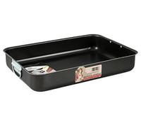 Pentole Agnelli - Plat à lasagnes Aluminium Anti-adhésif Moderne 40 cm Noir