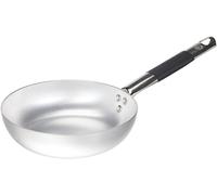 Pentole Agnelli Poêle Haute évasée à Sauter en Aluminium, épaisseur 3 mm, avec Manche en Acier Inoxydable Cool, Argent 20 cm Argent