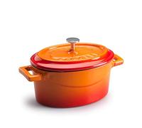 Pentole slowcook casserole ovale 25 cm arancione