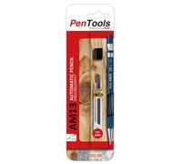 PenTools by Pentel Porte-mine AM13 - Largeur de trait de 1,3 mm pour artisans et charpentiers - Comprend 8 mines, bleu