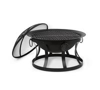 Pentos Braséro de jardin Ø73 cm pare étincelles Ø 60cm grille fonte -