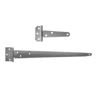 Penture anglaise acier zingu? blanc Afbat 150 mm