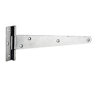 PENTURE ANGLAISE CHARNIERE PORTE VOLET PORTAIL MEUBLE ACIER ZINGUE BLANCL. 500 mm l.90 mm