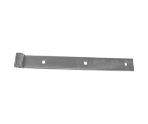 Penture bout droit - D14 - L : 300 mm - 30 x 4 mm - zingué blanc