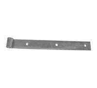 Penture bout droit - D14 - L : 400 mm - 30 x 4 mm - zingué blanc