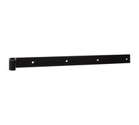 Penture bout droit - D16 - L : 800 mm - 40 x 5 mm - noir