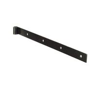 Penture droite bout carré époxy noir percée fer de 40x6 mm D.14 mm - TIRARD BURGAUD - 1PD925
